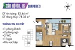 Chính chủ bán cắt lỗ căn 2PN tòa Sapphire 3, ban công Nam view sân vườn, tầng đẹp. LH 0823433838