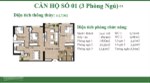 Chính chủ bán gấp căn hộ 2801 tòa A2 An Bình City nhà mới tinh chưa sử dụng, giá 3.65 tỷ