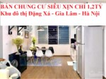 Bán chung cư Gia Lâm 70m2 2 ngủ 2 vệ sinh nội thất cực xịn chỉ 1,2 tỷ LH 0368.919.919