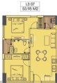 Bán CH 2PN, 53m2, căn góc ban công ĐN, thiết kế vuông vắn, giá siêu hot, đáng sống nhất Long Biên