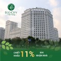Quà tặng 200 triệu, CK 11% và tặng ngay 1 cây vàng hoặc 1 cặp Iphone khi mua Eco City Việt Hưng