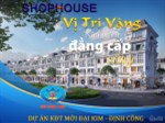 Giá giật mình rẻ nhất thị trường LK shophouse đường lớn 30m thông Nguyễn Xiển - Trần Điền