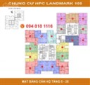 CHỊ LINH BÁN NHANH CĂN HỘ 2015 DT 106M2 3 NGỦ CC HPC LANDMARK 105, GIÁ 19TR/M2. LH 0963777502