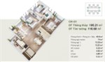 Bán căn hộ 3 PN góc, S=105m, hướng nhìn trung tâm thành phố Hà Nội , nhận nhà tháng 10/2019