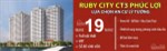 Hot! Ruby City CT3 chỉ 900 triệu/căn 2PN, full nội thất, hỗ 70% giá trị nhà, miễn phí dịch vụ 1 nă