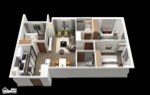 Bán căn hộ CC tại Linh Đàm. - Diện tích 83 m2. - Giá bán 1.6 tỷ. - Căn hộ tầng 8 tòa HH2,