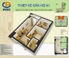 Chính chủ bán cắt lỗ căn PCC1, tòa CT2, 2 PN, full nội thất giá chỉ 890 triệu