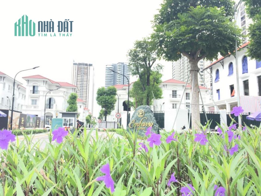 Bán biệt thự embassy garden 259m lô góc đông Nam