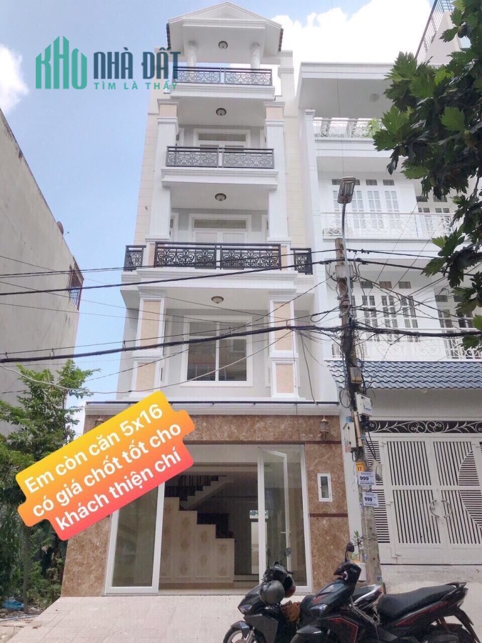 Bán nhà phố 1 trệt 3 lầu ngay Bình Thạnh phù hợp cho cả kinh doanh và ở