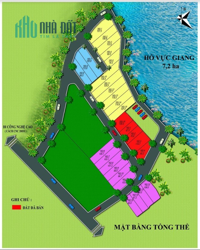 Bán lô đất thổ cư khu phân lô hồ vực giang, từ 100m2 đến 300 m2, Hạ Bằng Tân Xã, khu CNC Hòa Lạc