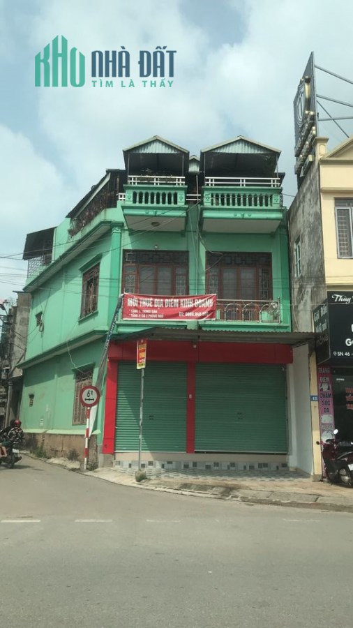 nhà 2 mặt tiền mặt đường Việt Bắc phường Đồng Quang TP Thái Nguyên