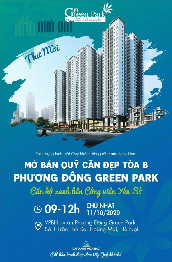 RA THÊM BẢNG HÀNG BÊN TÒA B1 Phương Đông Green Park.Hoàng Mai.