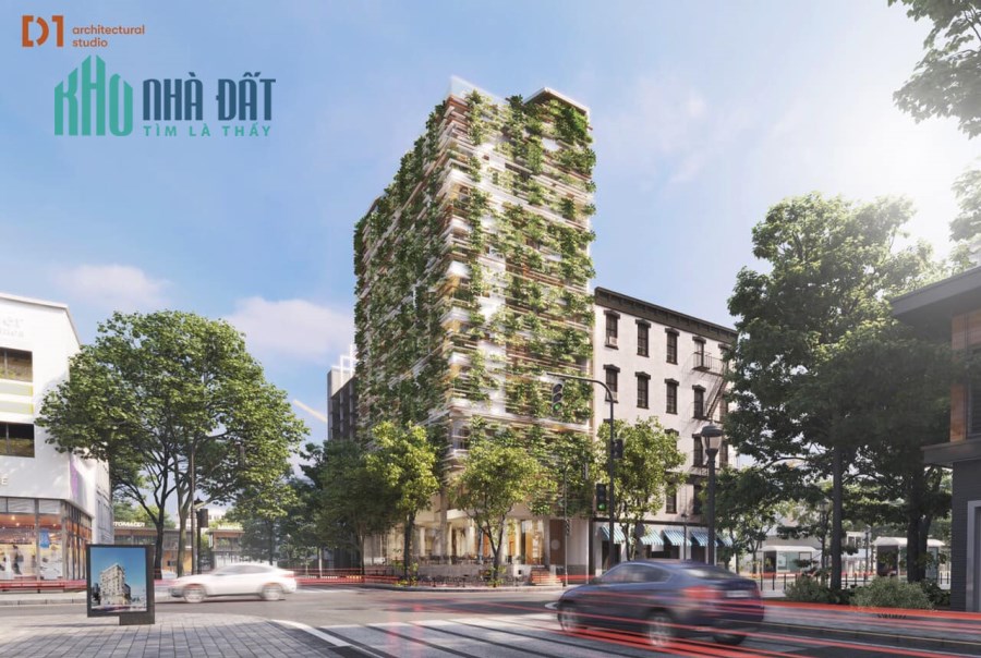 Bán khách sạn đẳng cấp 4 sao ngay mặt phố Mễ Trì 335m MT 13m xây mới 11 tầng.