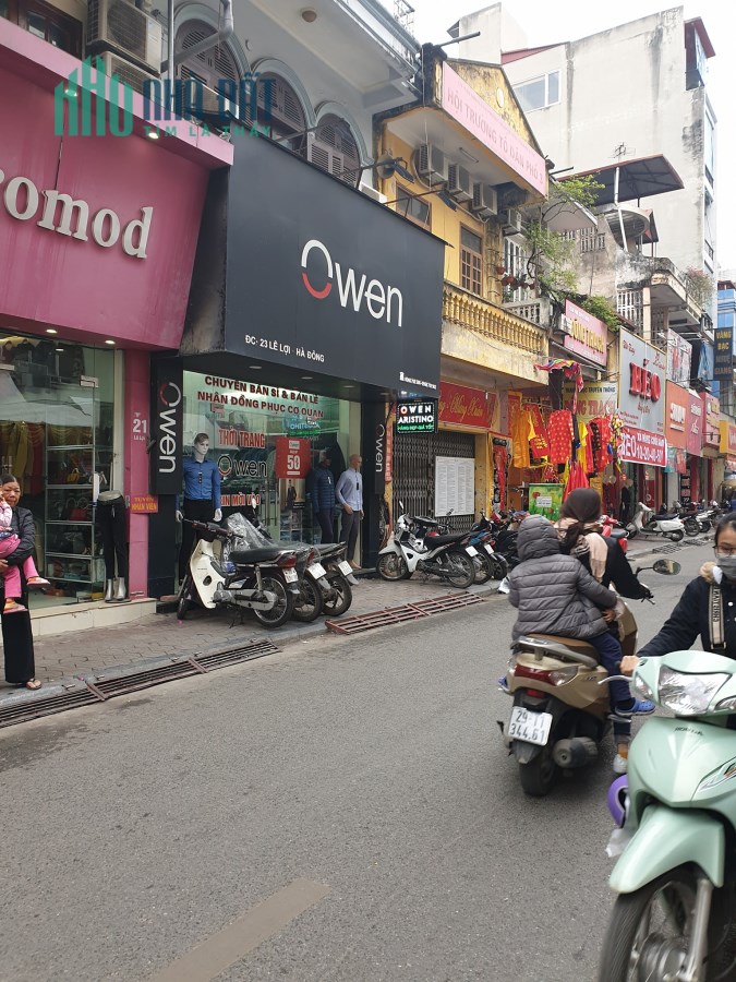 Bán nhà mặt phố Lê Lợi Hà Đông 88m2 mặt tiền 6m siêu kinh doanh