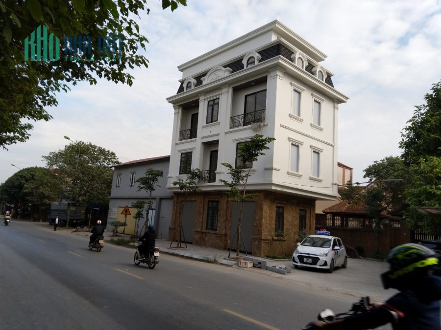 Cho thuê nhà 4 tầng mặt đường Đại lộ Thăng Long, Xã Vân Côn, Hoài Đức, Hà Nội