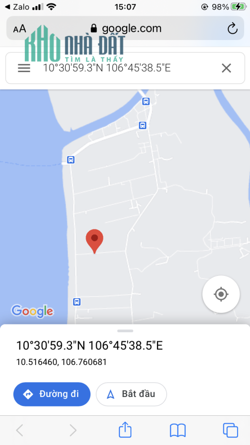 Bán đất đường Lý Nhơn, xã Lý Nhơn, Cần Giờ: 12 x 96, giá: 1,3 tỷ