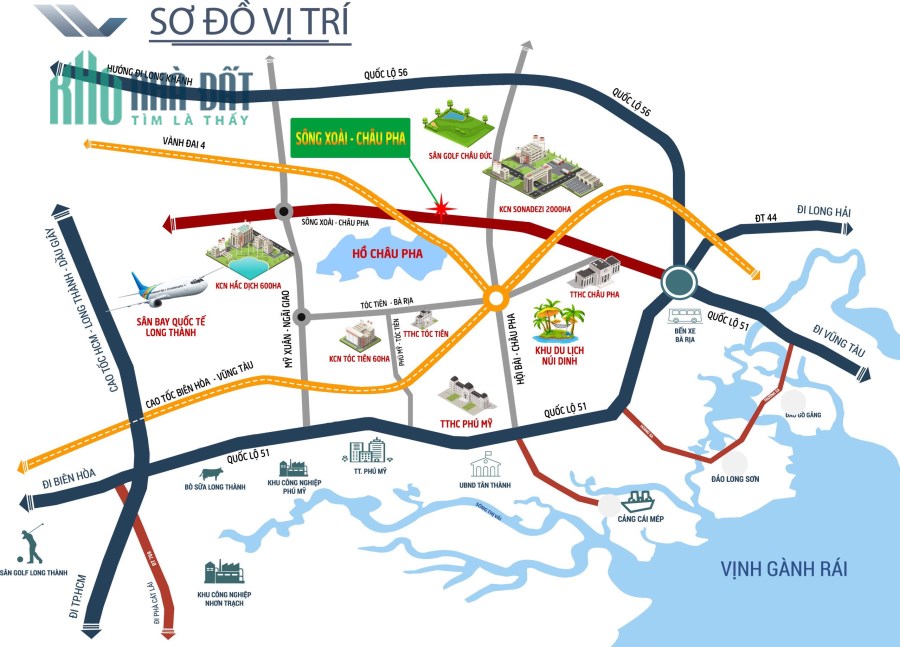 Thành Phố Cảng, đón đầu xu hướng. Chỉ 7tr/m2 ngang trung tâm Thị xã Phú Mỹ