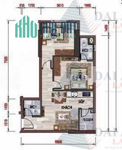 CHÍNH CHỦ BÁN CĂN HỘ 56m2, tầng 42 toà CT12C Kim Văn Kim Lũ, 1,2 tỷ, 0938020088