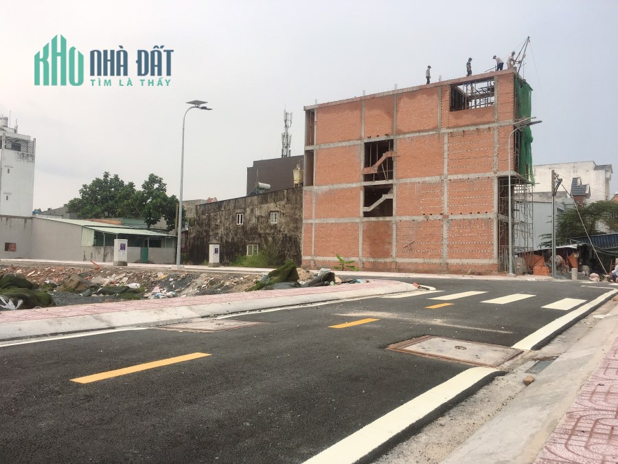 Đất MT đường rộng 8m,SHR,DT 60m2 quận Bình Tân