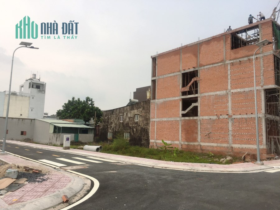 Đất MT đường rộng 8m,SHR,DT 60m2 quận Bình Tân