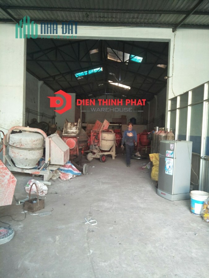 Cho thuê kho xưởng đường Mã Lò quận Bình Tân 8x25 giá 22tr đường container