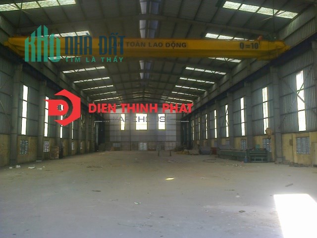 Cho thuê kho xưởng đường18B quận Bình Tân 800m2(20x40) giá 48tr container 40feet