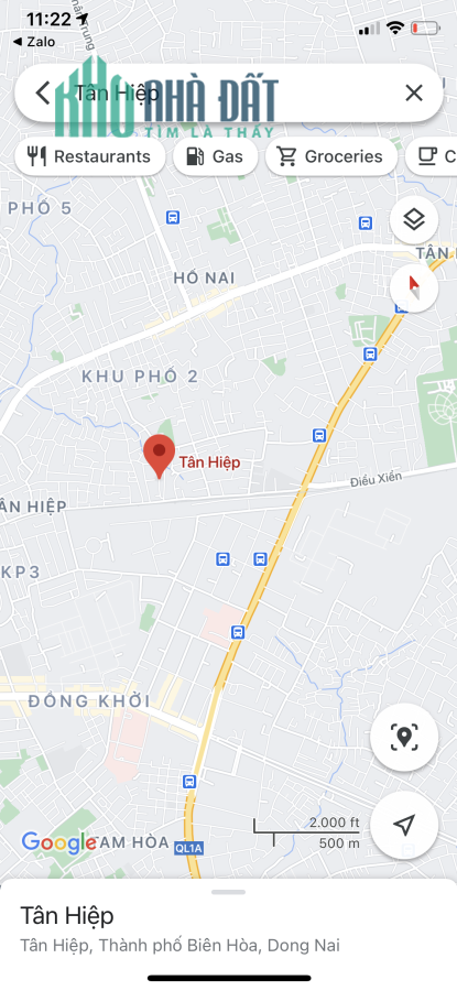 Cho thuê đất Xa Lộ Hà Nội, Tân Hiệp, Biên Hoà 12triệu/tháng