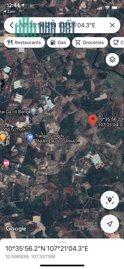 Cần bán đất xã Suối Rao, Châu Đức, Bà Rịa Vĩnh Tàu