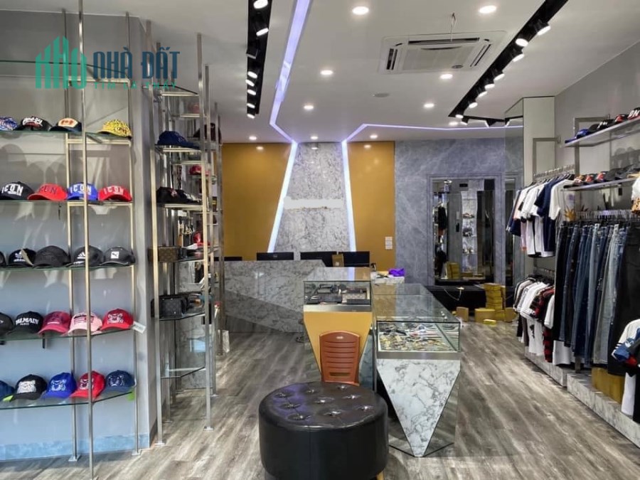 Bán tòa siêu kinh doanh, vỉa hè đá bóng. Móng 8 tầng 82m2x5T Trần Khát Chân nhỉnh 24 tỷ.