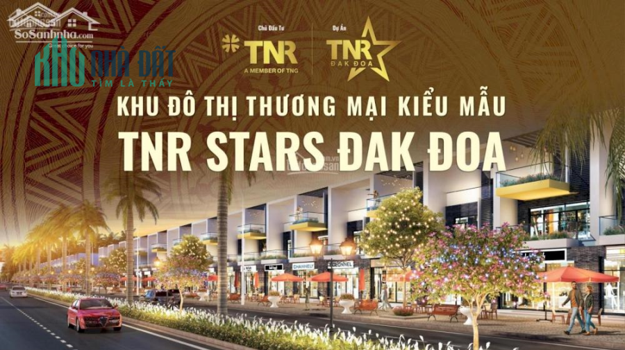 Giai đoạn I đầu tư giá tốt đất nền TNR Stars Đăk Đoa chỉ 7tr/m2