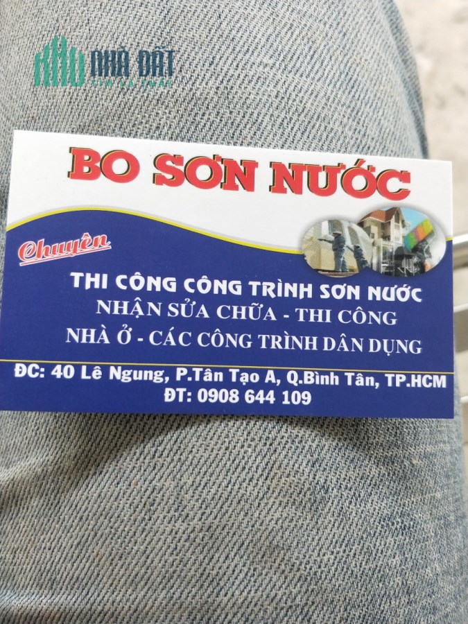 Nhận thi công sơn nước Phường Tân Tạo A Quận Bình Tân TP Hồ Chí Minh