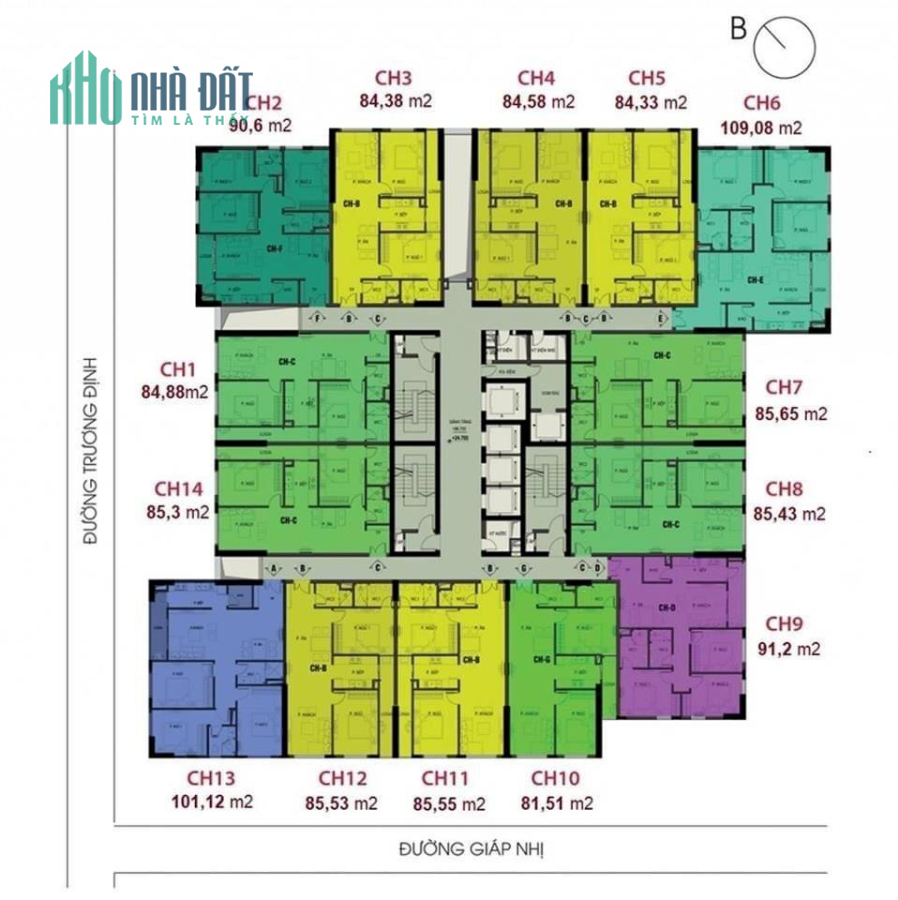 Bảng hàng suất ngoại giao giá 22,5tr/m2 chung cư Viễn Đông Star Hoàng Mai