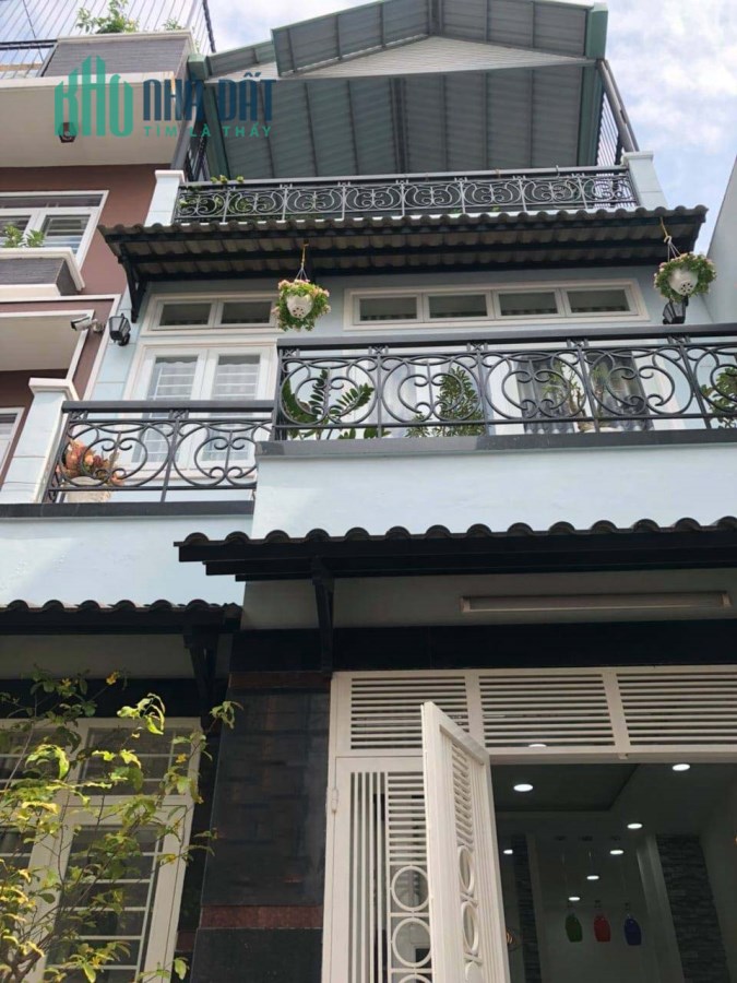 HẺM XE HƠI TRUNG TÂM GÒ VẤP GIÁP PHÚ NHUẬN, 47M2, 3 TẦNG BTCT, NHÀ ĐẸP VÔ Ở LIỀN.