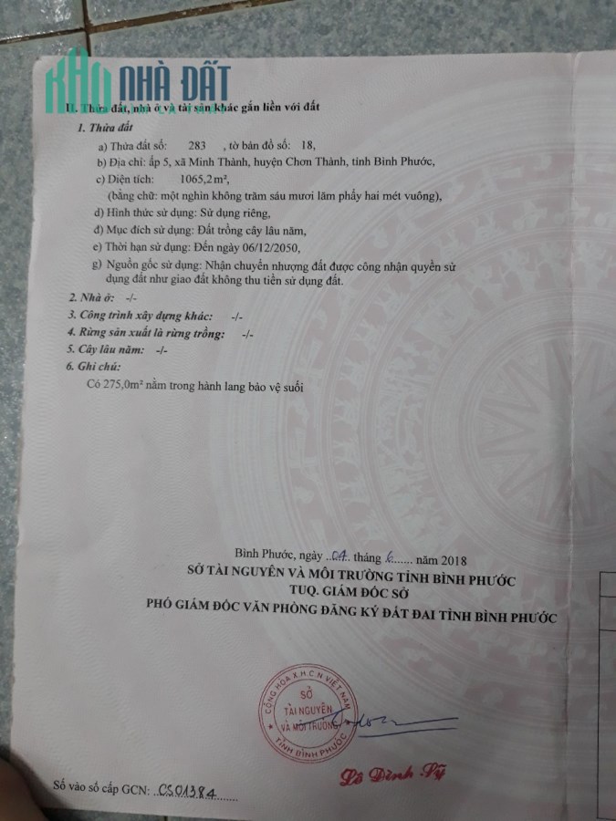 ĐẤT NGỘP BÌNH PHƯỚC