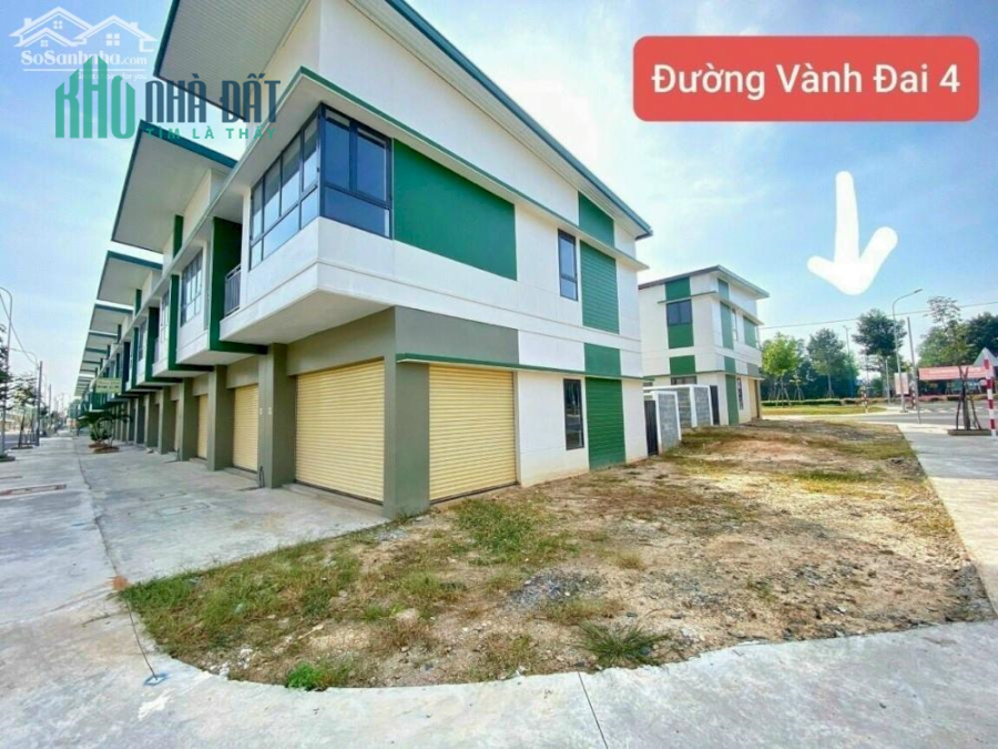 shophouse 1 trệt 1 lầu đối diện trường đại học việt đức mặt tiền đường vành đai 4