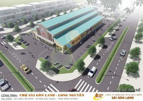 Bán đất thổ cư Khu đô thị city center 3 Sàigon Land .Long Nguyên Bàu Bàng- Thị xã Bến Cát