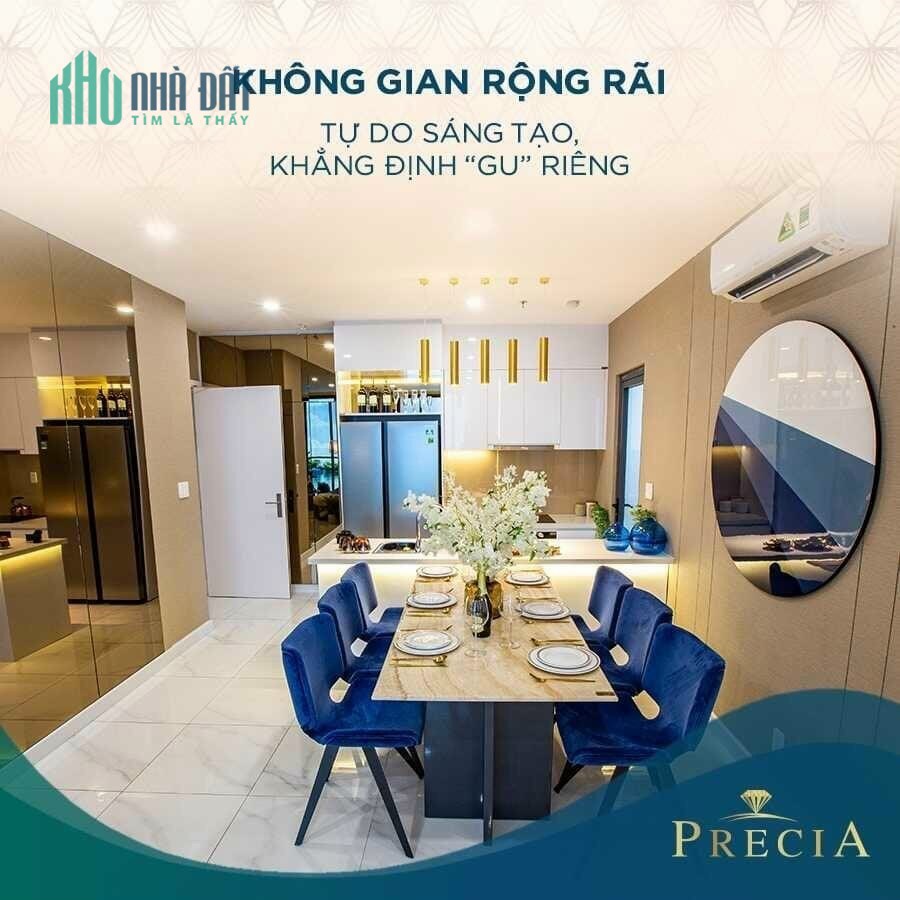 Duy nhất 8 căn PRECIA giá gốc CDT, căn hộ cao cấp trung tâm quận 2.