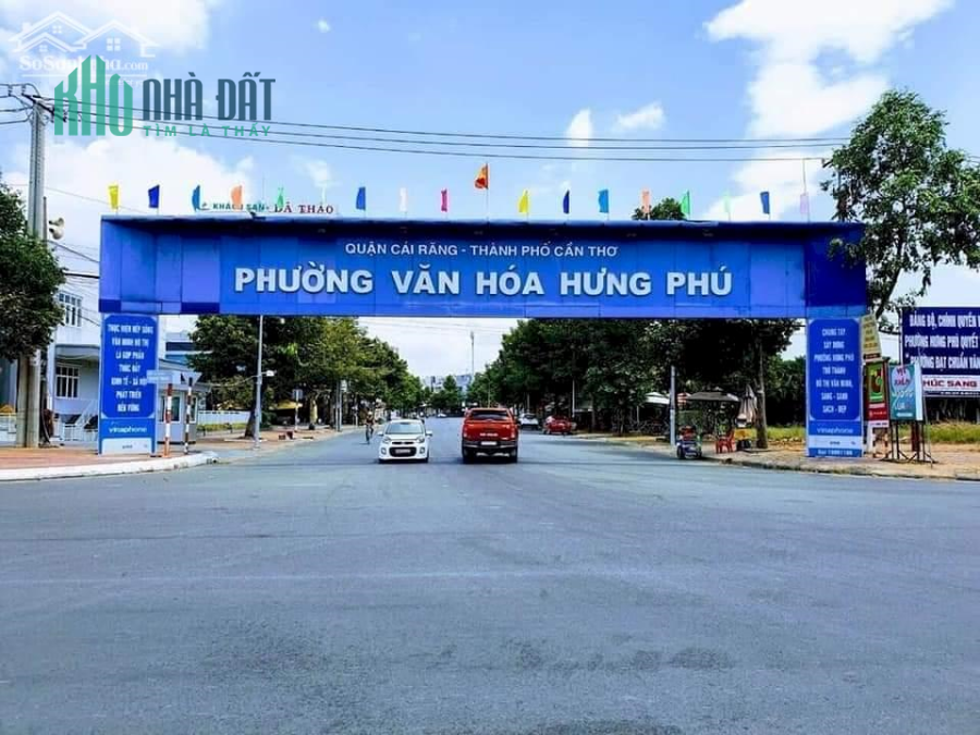 Bán nền mặt tiền đường Trần Văn Trà (A3) KDC Hưng Phú giá dưới 7tỷ
