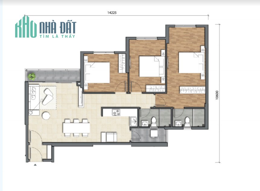 Căn hộ Precia quận 2 3PN – 101m2 nội thất ngoại nhập , giá full 5.3 tỷ ( VAT ), chiết khấu 120 triệu