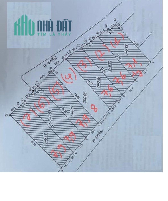 LÔ ĐẤT CÁCH PHỐ THÁI HÀ 100M, GIÁ BÁN  ~127 TR/M2, Ô TÔ VÀO NHÀ, DIỆN TÍCH 62M2.