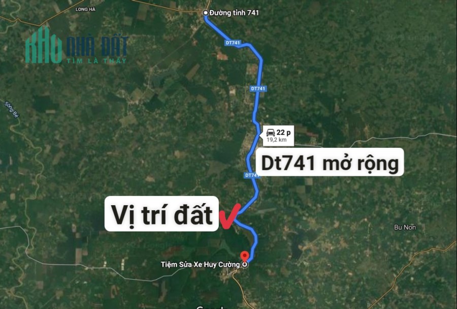 Tôi chính chủ bán đất Tỉnh lộ DT741 (đang mở rộng) Đồng Phú-Bình Phước