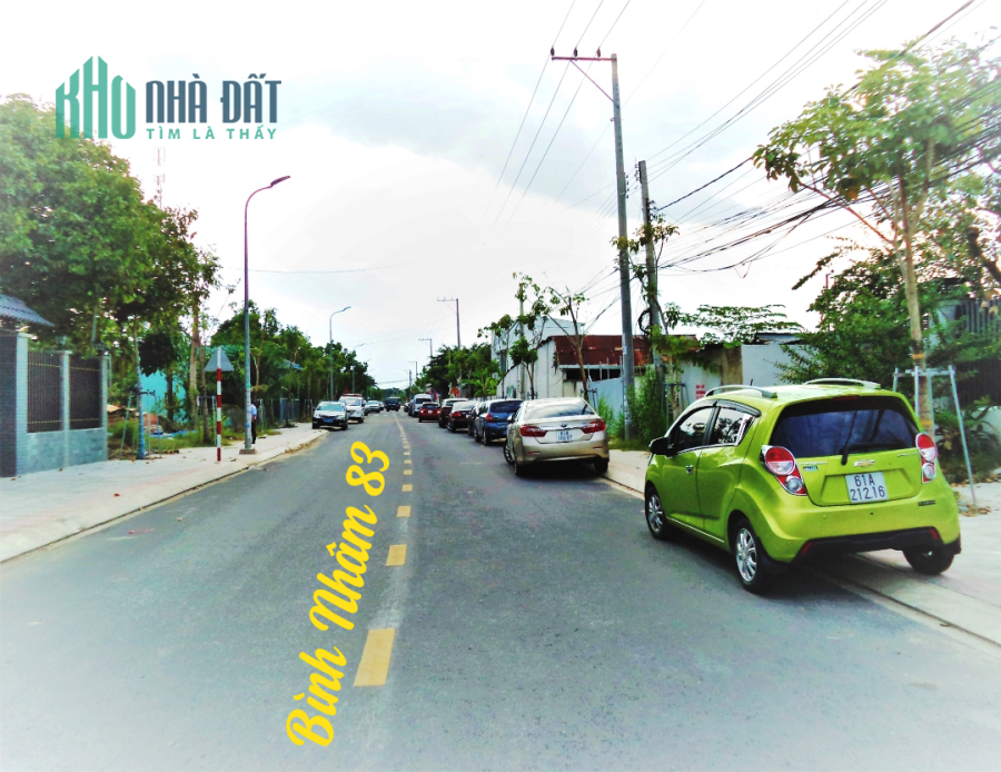 Bán rẻ 5839 m2 đất mặt tiền Đường Bình Nhâm 83, Phường Bình Nhâm, Thành phố Thuận An, Bình Dương