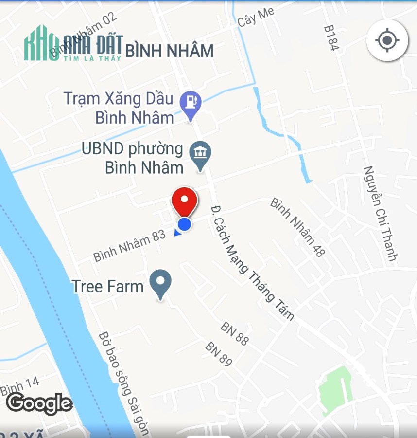 Bán rẻ 5839 m2 đất mặt tiền Đường Bình Nhâm 83, Phường Bình Nhâm, Thành phố Thuận An, Bình Dương