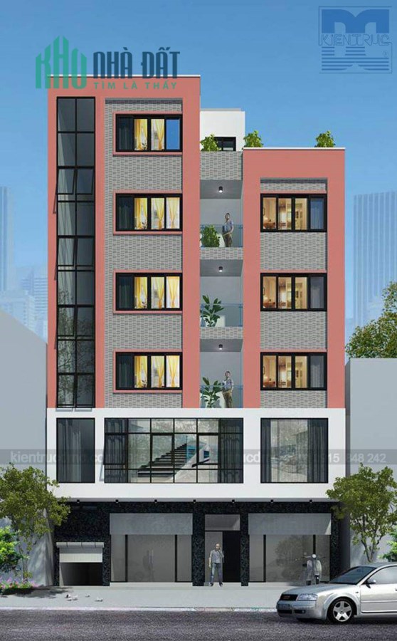 Bán nhà phố Nguyễn Khả Trạc, 3 ô tô, 2 mặt tiền, thang máy, vỉa hè, 165m2 x 7T. MT 9m.