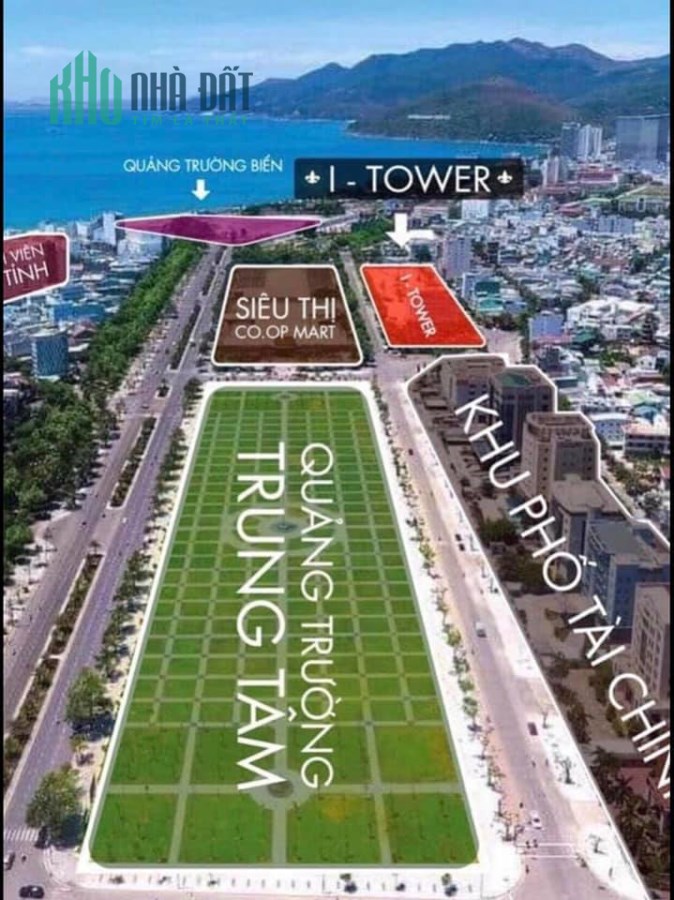 Căn hộ mặt biển I Tower Quy Nhơn vị trí kim cương