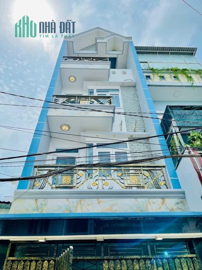 BÁN Biệt thự phố, Gò Vấp- Hẻm Ô tô tránh, 72m2, 4 tầng, 5p.ngủ- chỉ 5,8 tỷ
