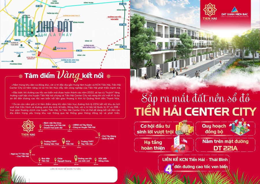 🙋‍♂️Nhận đặt chỗ cho 35 lô đất ''VÀNG" tại dự án KDT Trái Diêm 3, Thái Bình📢📢📢