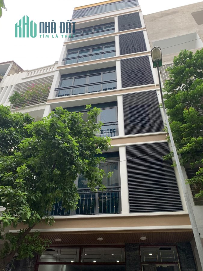 Bán nhà phố Hoàng Ngân, cho thuê 80tr, thang máy, ô tô, kinh doanh, 100m2 x 7T. MT 8m. 22.8 tỷ.