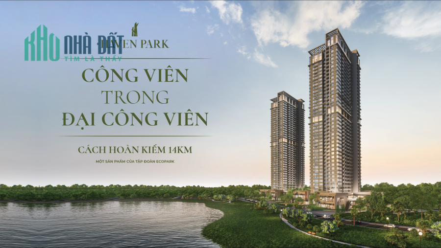 Chung cư Haven park  Ecopark sở hữu riêng 3ha công viên-LH: 0984 956 811