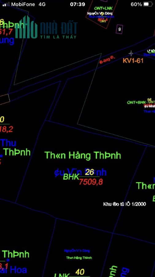 Cần bán lô đất 7.500m2 tại KDC xã Hồng Phong, Bắc Bình, Bình Thuận , giá tốt